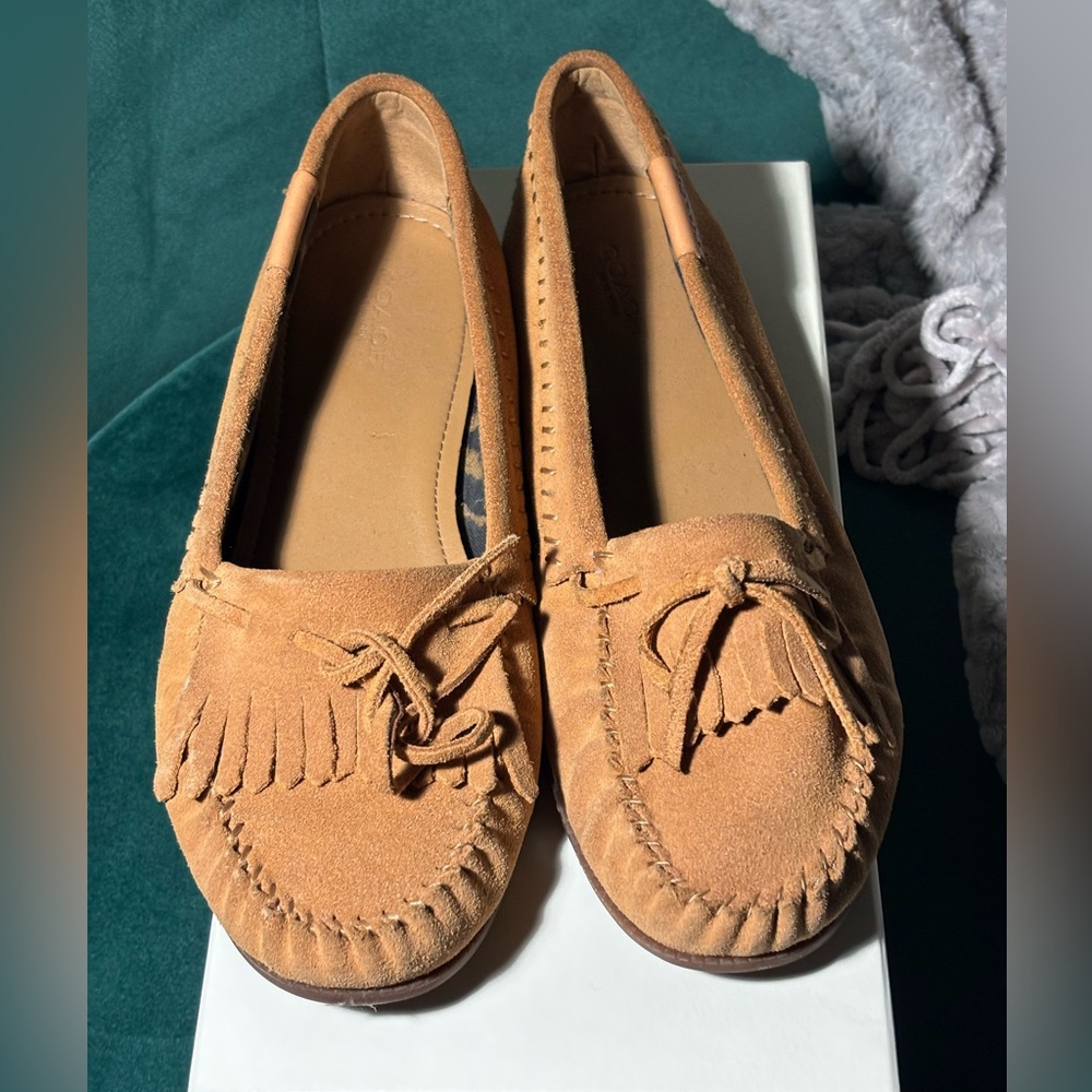 Coach Cheyanne Suede Loafers | Ginger | Women’s 8.5